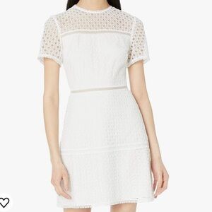 NWOT Ted Baker Allara Short Sleeve Lace Mini Dress Ted size 1 US size 4